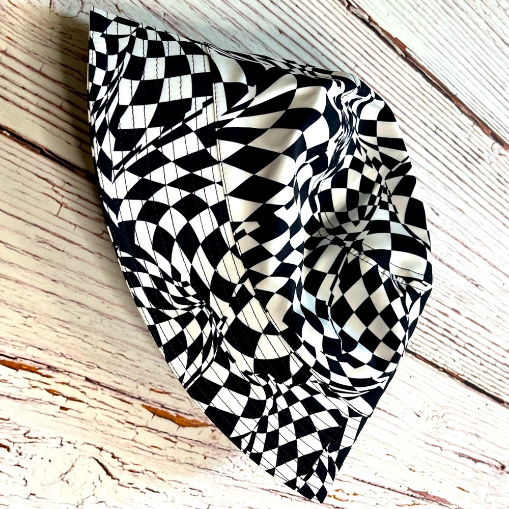 Steve Madden Check Print Bucket Hat
